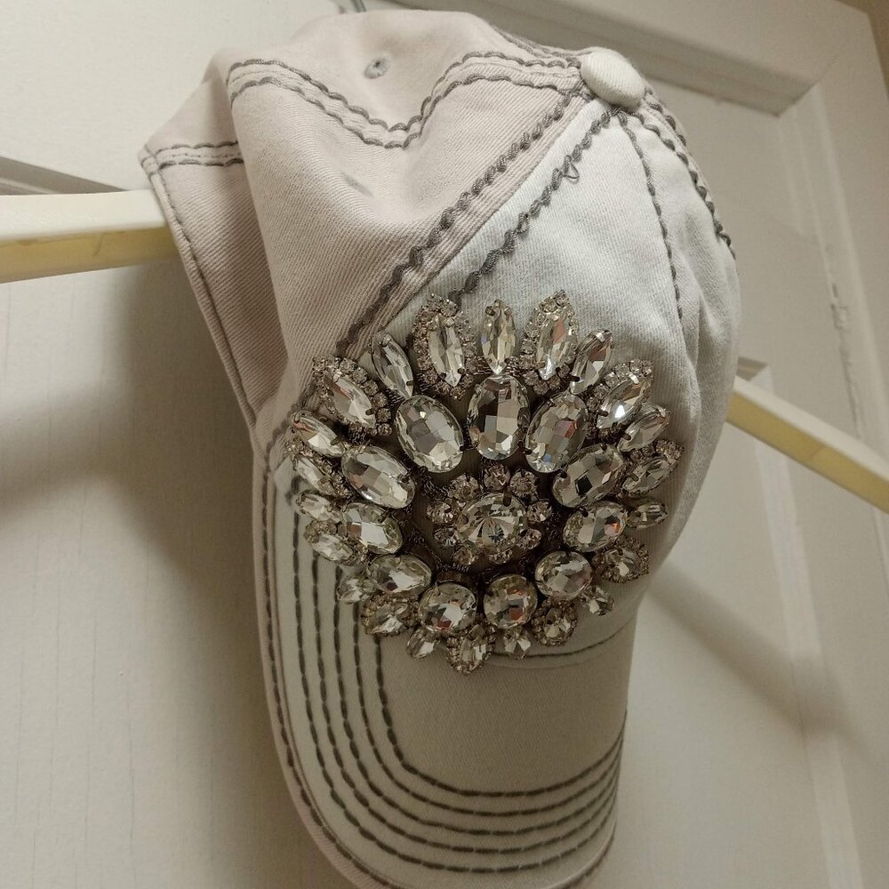 Olive & Pique Rhinestone baseball hat